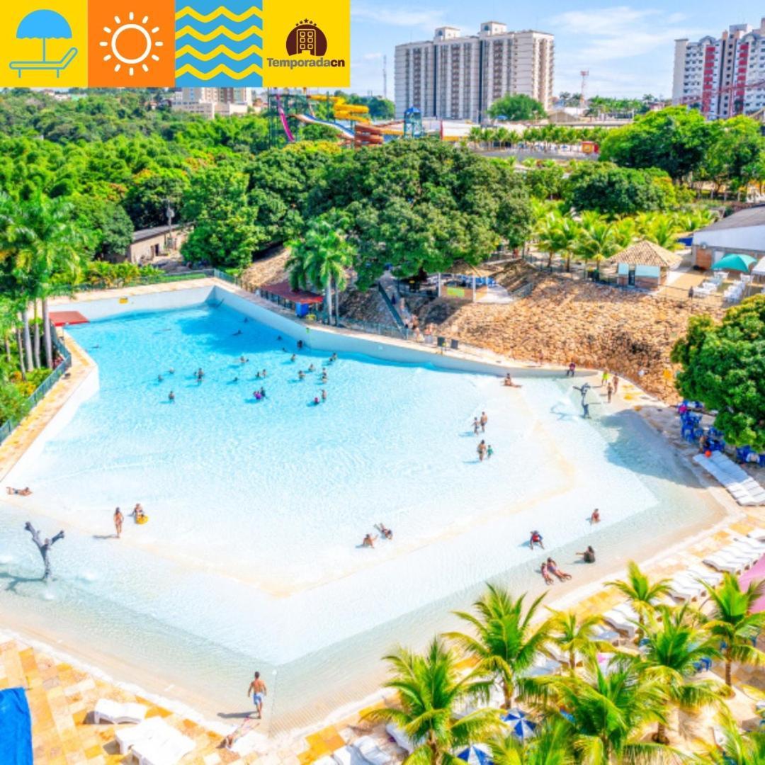 Piazza Com Acesso Ao Acqua Park - Gustavo Aparthotel Caldas Novas Kültér fotó